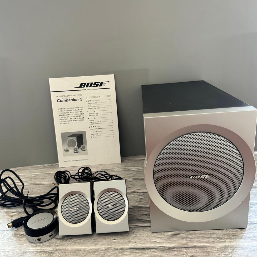 【USED美品】 BOSE Companion 3 マルチメディアスピーカー