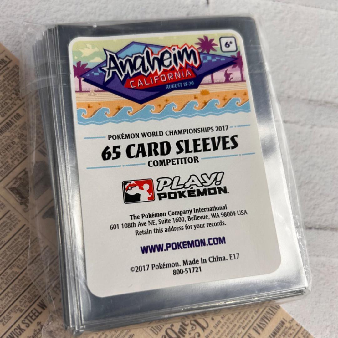 WCS2017 アナハイム 大会 出場者限定 ピカチュウ スリーブ【海外限定】