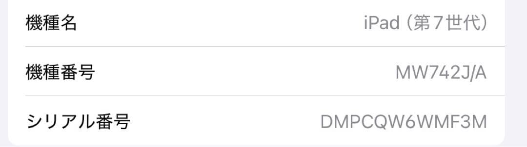 【美品・不良なし】Apple 無印iPad 第7世代　スペースグレー 32GB