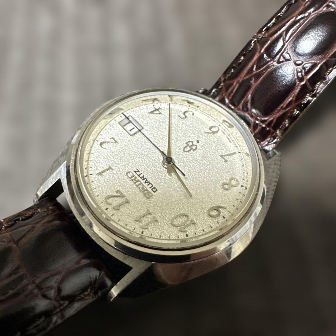 SEIKO クォーツ 稼動品　 3802-7030 美品　ダイヤモンドダスト