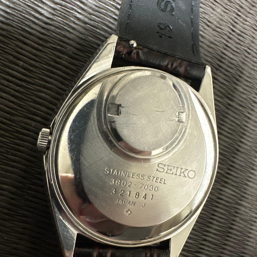 SEIKO クォーツ 稼動品　 3802-7030 美品　ダイヤモンドダスト