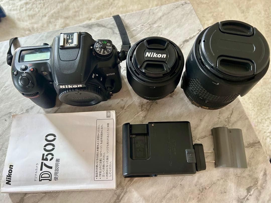 a*0様 Nikon D7500 デジタル一眼レフ キットレンズ＆単焦点レンズセ