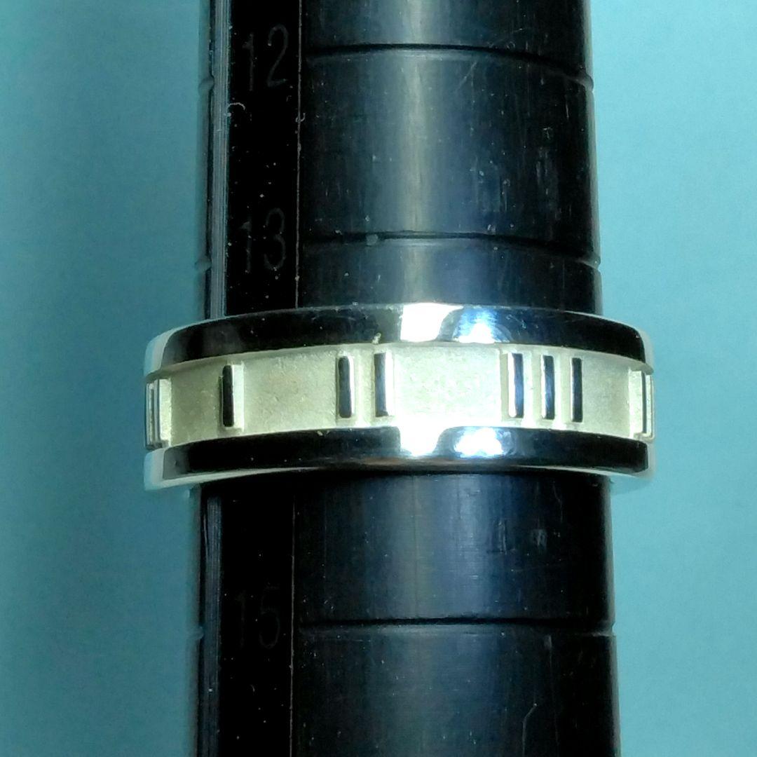 ティファニーアトラスリング 14号弱　新品仕上げ　ほぼ無傷未使用に近い