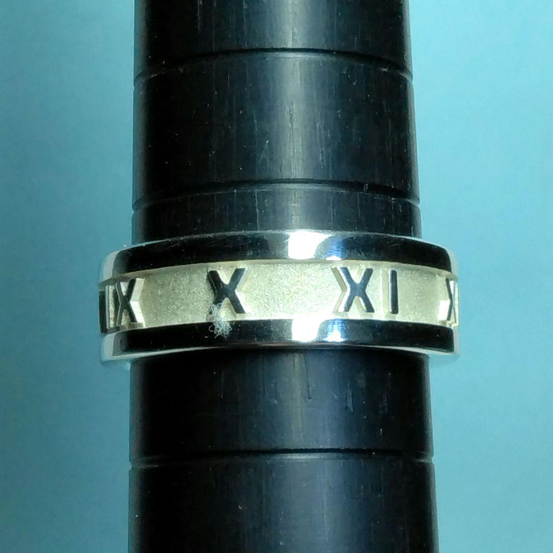 ティファニーアトラスリング 14号弱　新品仕上げ　ほぼ無傷未使用に近い