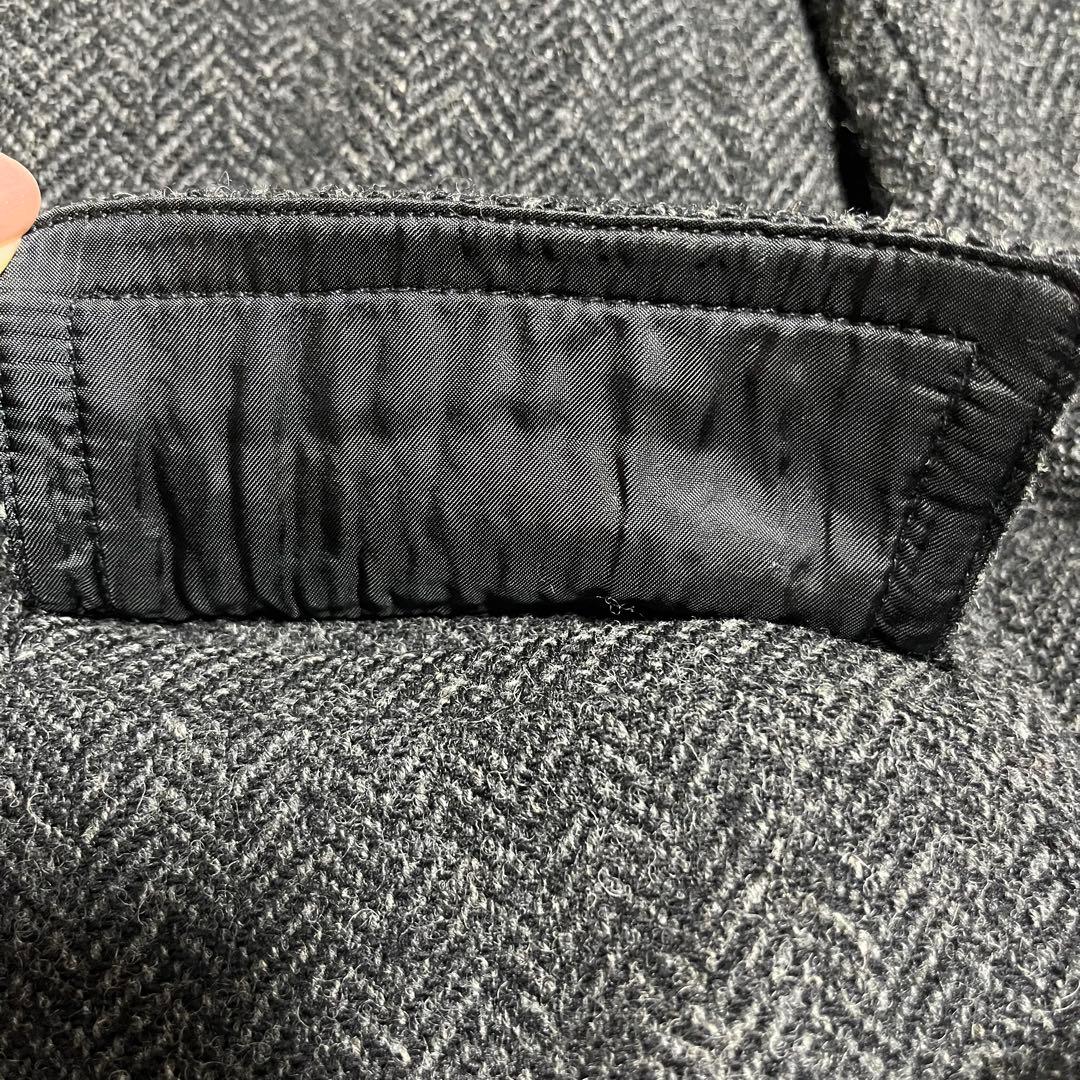 美品 ポロラルフローレンラグビー ロングウールコート グレー 150