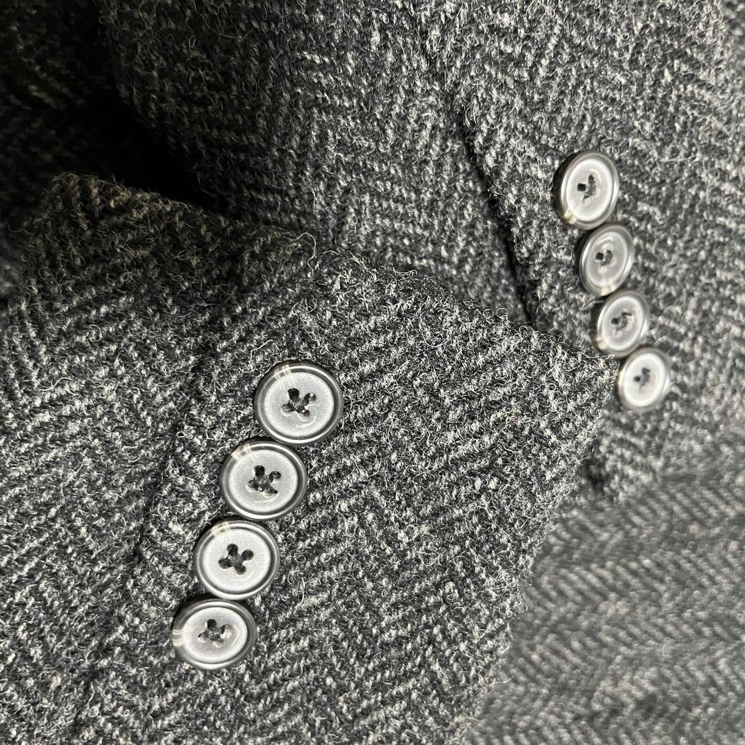 美品 ポロラルフローレンラグビー ロングウールコート グレー 150