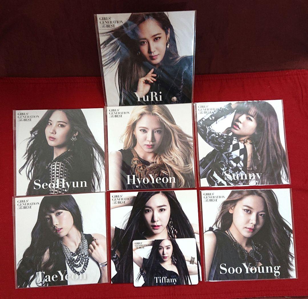 【新品】少女時代 ミュージックカード 7枚 THE BEST
