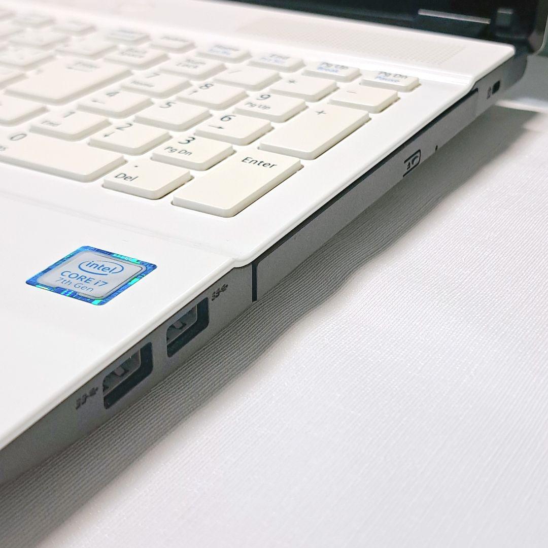 199 バッテリー良 NECノートパソコン 7世代i7 Windows11