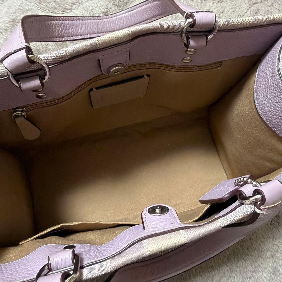 COACH ライラック ハンドバッグ