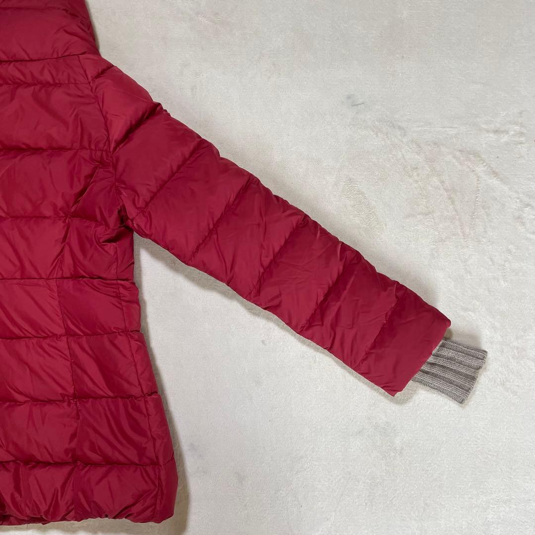 【美品】 ヘルノ ポーラテック ダウンジャケット ニット切替 L 40