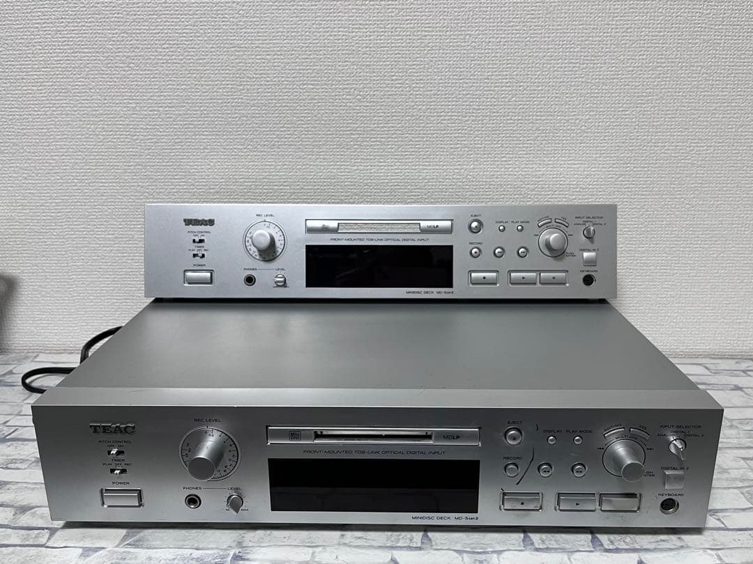 ①おまけ付き　稼働品　TEAC MDレコーダー　MD-5MKⅡ