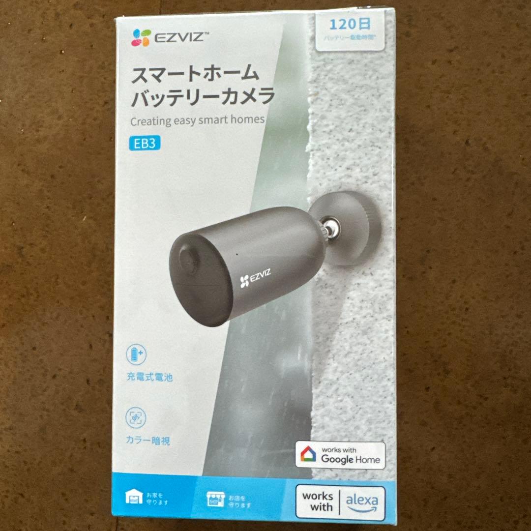【防犯カメラ】EZVIZ スマートホーム バッテリーカメラ EB3