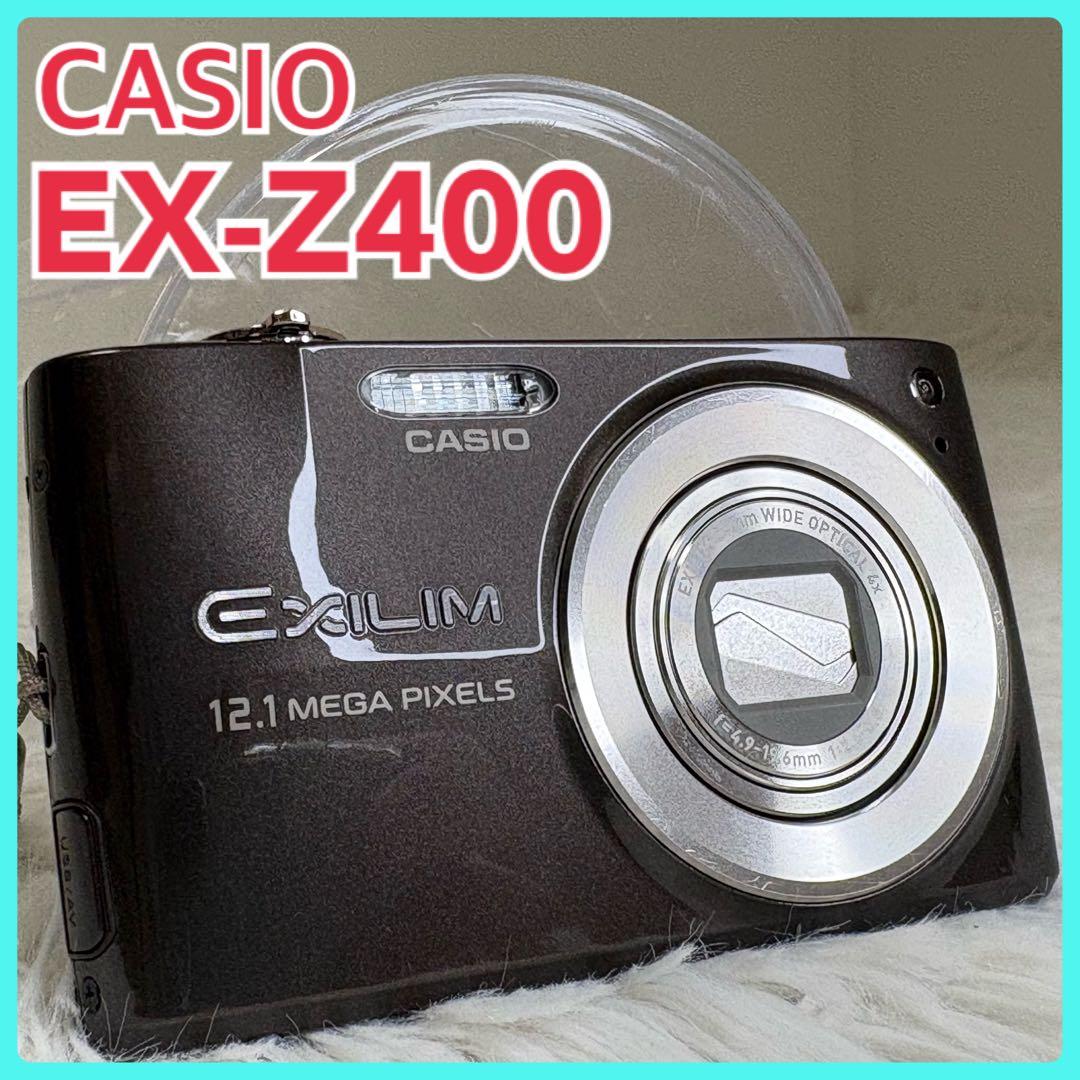 CASIO カメラ　EX-Z400 充電器　ブラック コンデジ　動作品