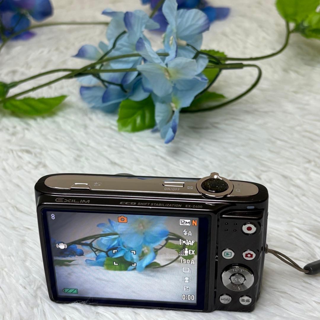 CASIO カメラ　EX-Z400 充電器　ブラック コンデジ　動作品