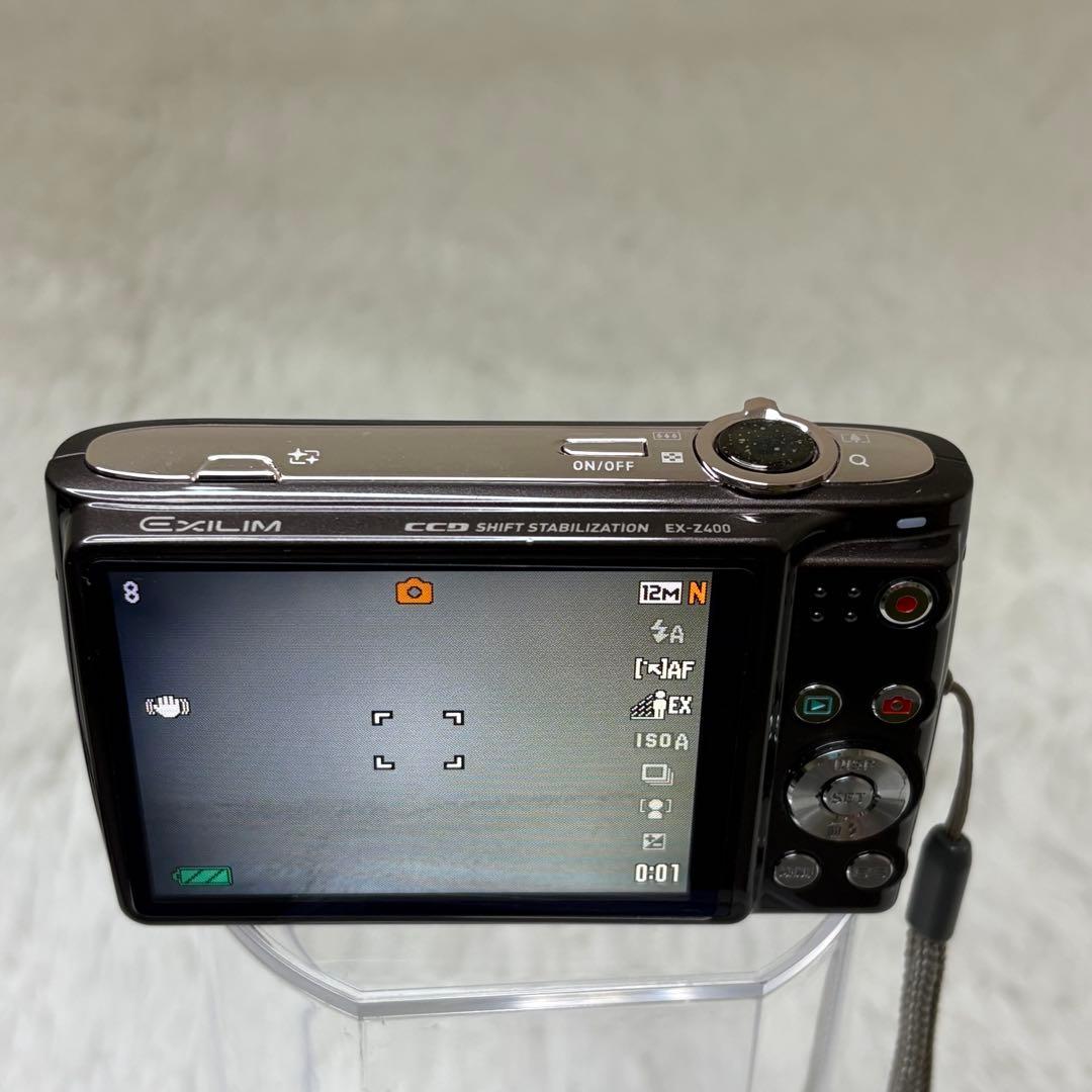 CASIO カメラ　EX-Z400 充電器　ブラック コンデジ　動作品