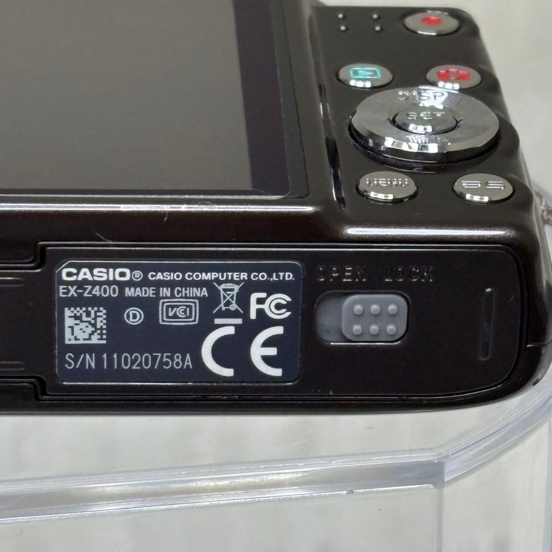 CASIO カメラ　EX-Z400 充電器　ブラック コンデジ　動作品