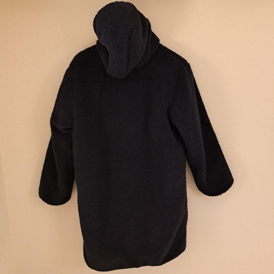 【TAION/タイオン】別注ボア×ダウンフードコートリバーシブル ネイビー S