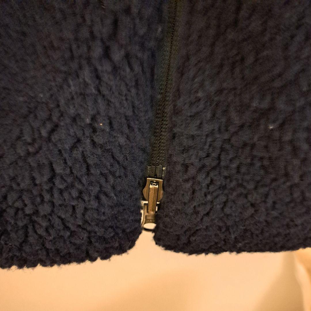 【TAION/タイオン】別注ボア×ダウンフードコートリバーシブル ネイビー S