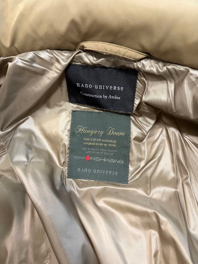 nano universe ×西川 ダウンジャケット