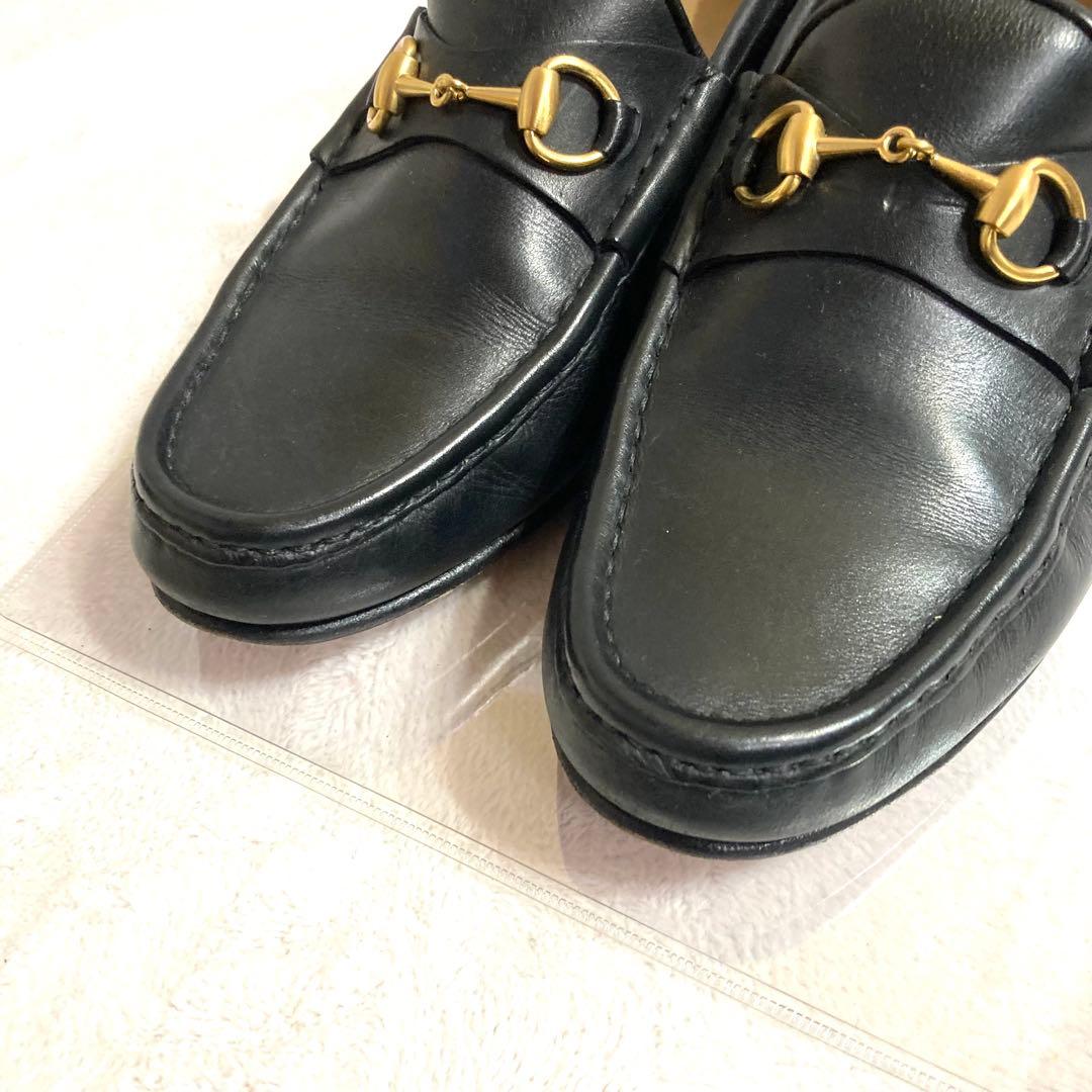 ✨極美品✨　グッチ　ビットローファー　黒　23.5