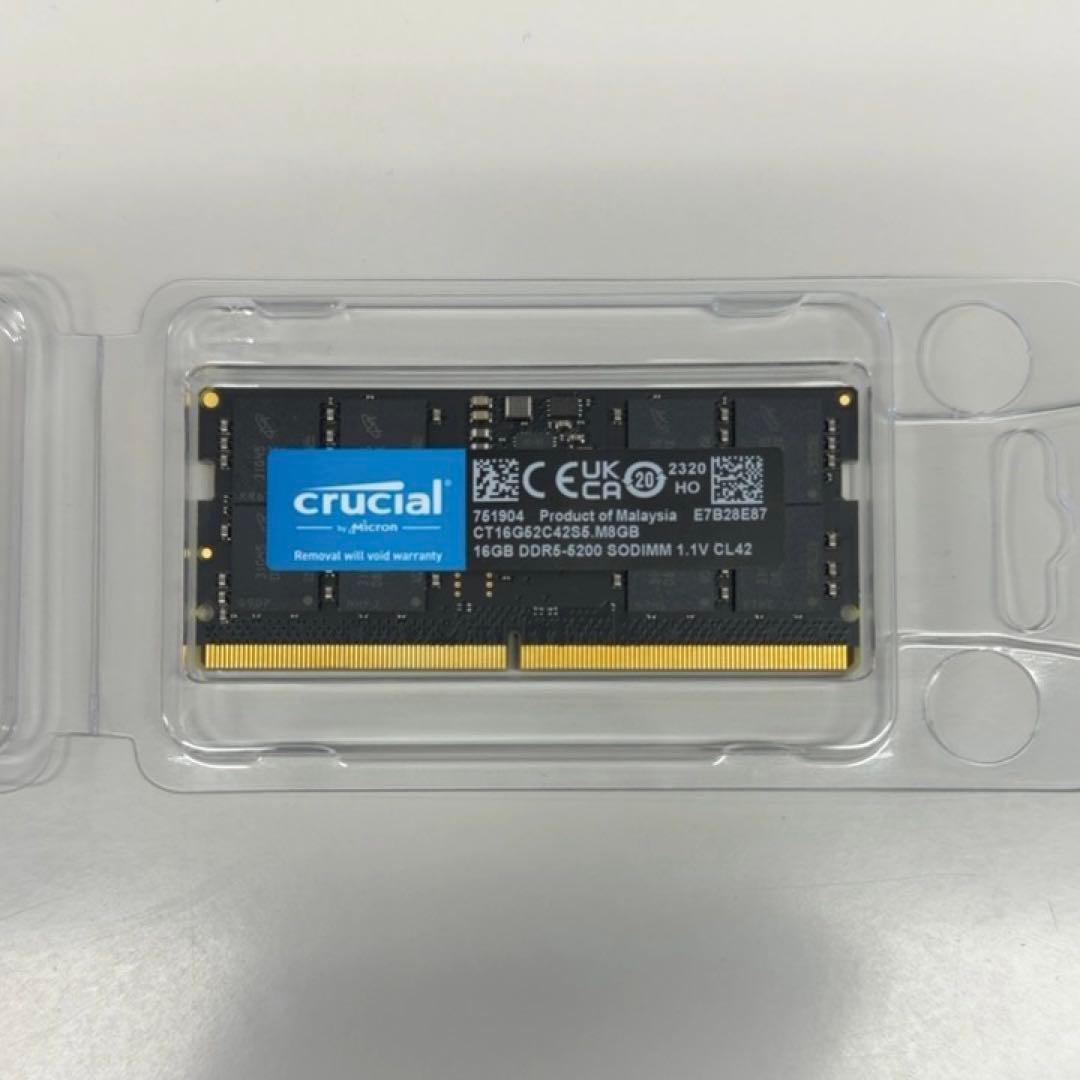 メモリー Crucial DDR5 SODIMM 16GB