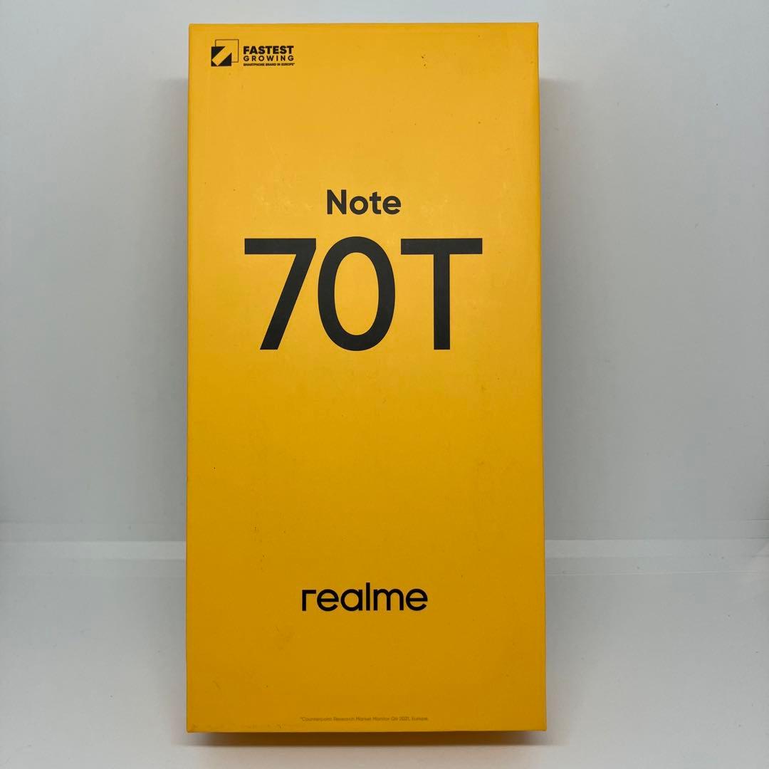 【新品・未開封】realme Note 70T 本体4GB＋64GB ブラック