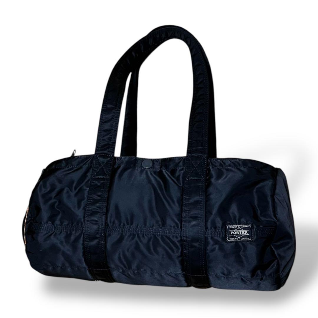 美品　ポーター　タンカー　ミニボストンバッグ　ダッフル　ナイロン　ブラック　黒