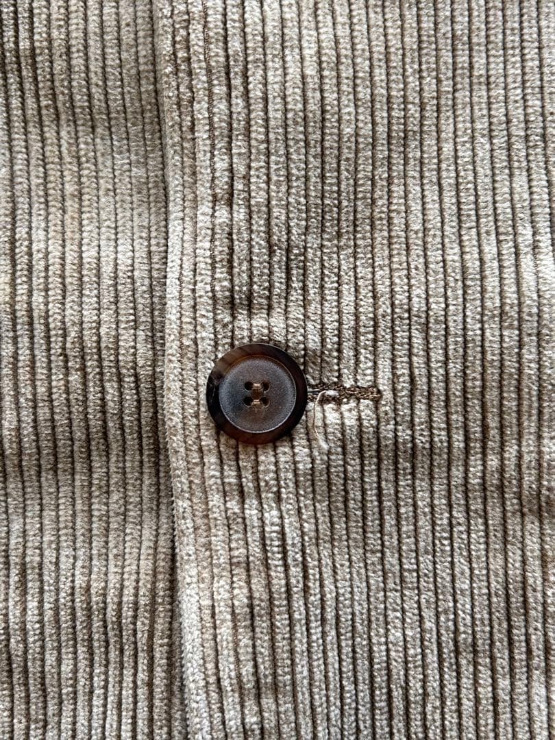 HERILL ベージュ コーデュロイジャケット L
