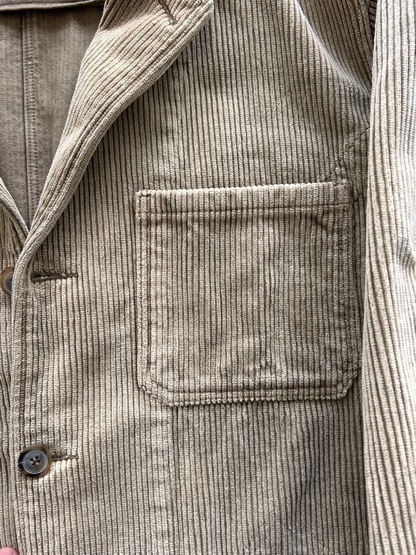 HERILL ベージュ コーデュロイジャケット L