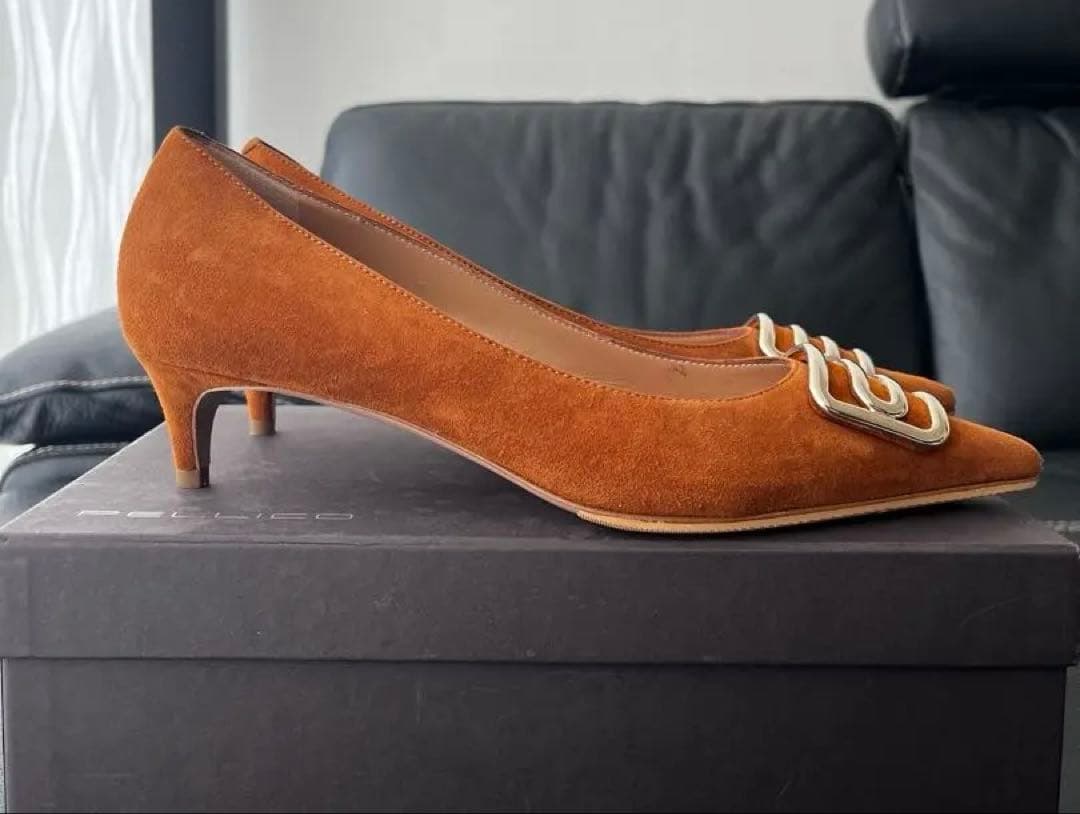 専用【PELLCO】 ＊.パンプス ヤギ革CUORE80