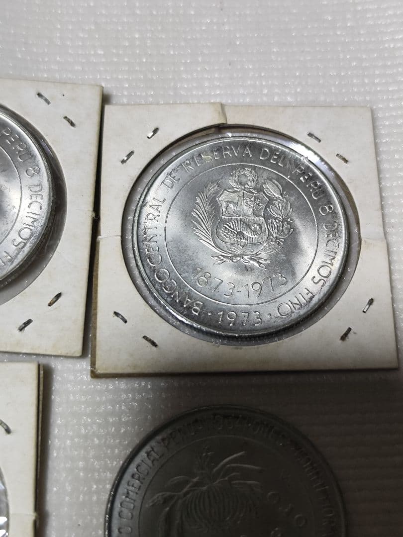 日本ペルー修好100周年記念　100ソル銀貨 記念硬貨