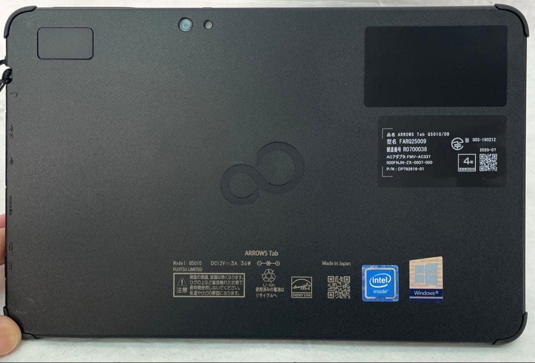 ARROWS Tab Q5010/DB SSD128 ペン付 美品　 #D