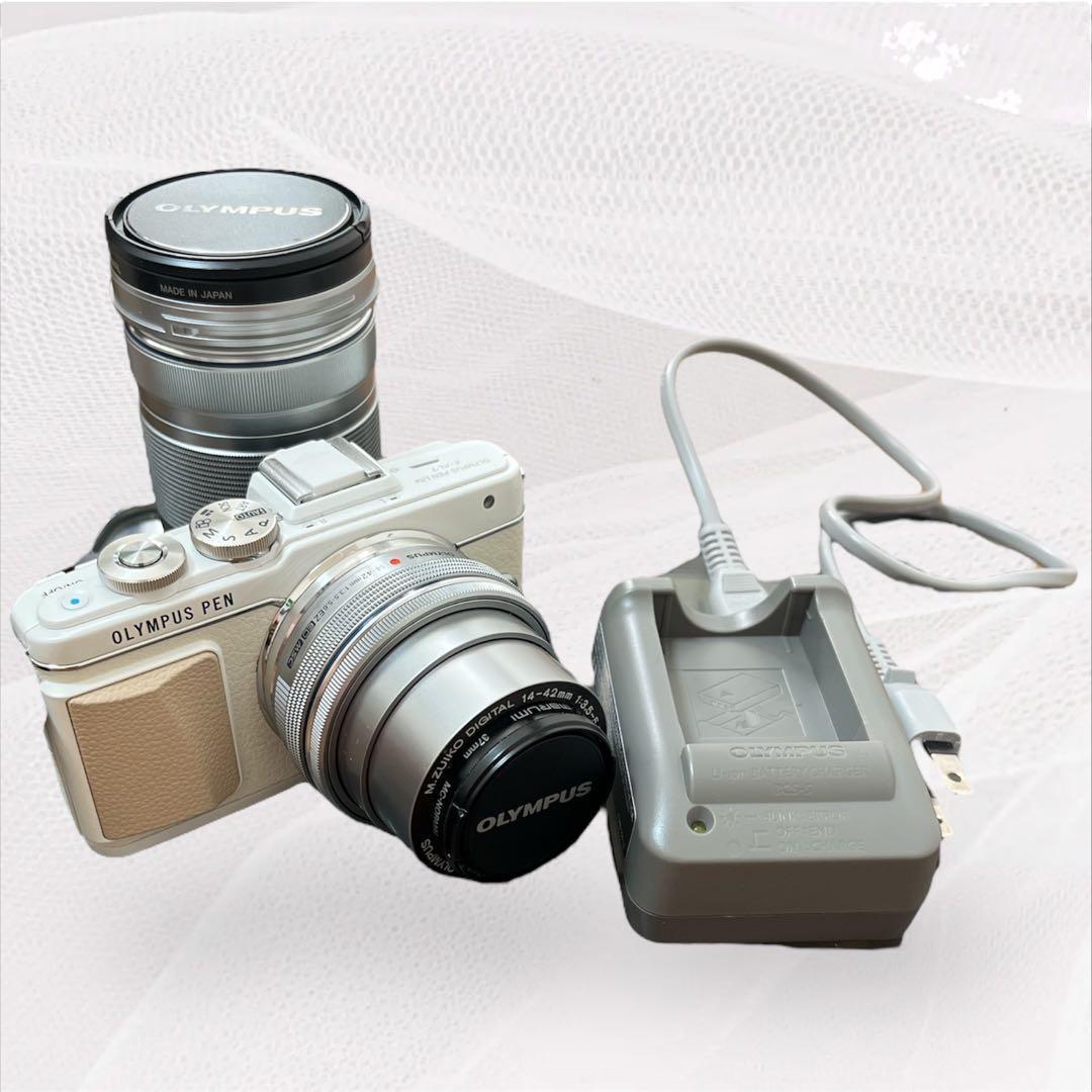 OLYMPUS PEN E-PL7 ボディー ホワイト 14-42mm レンズ付