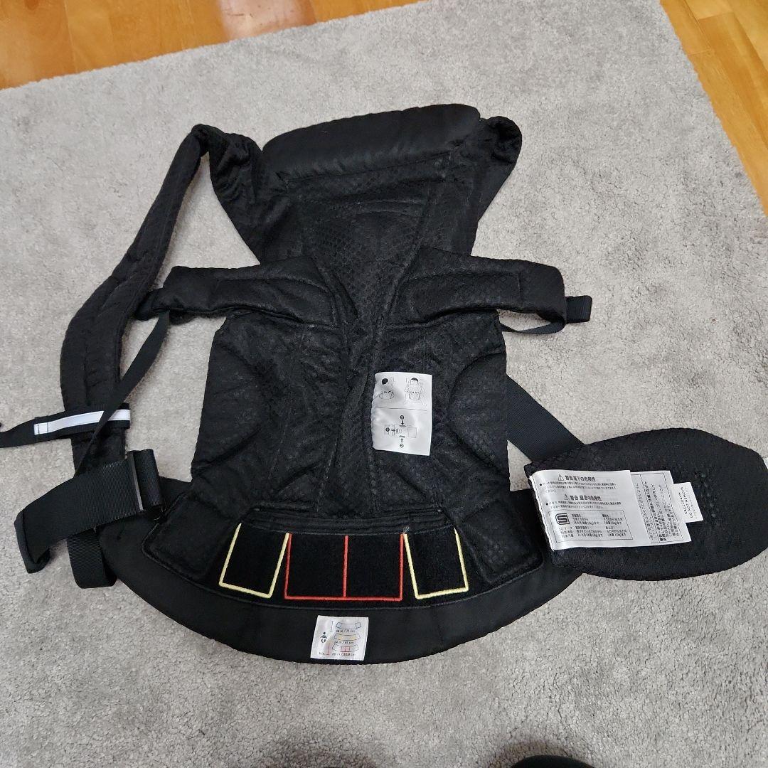 エルゴベビーのオムニブリーズブラック 抱っこ紐 フリーサイズ メッシュ