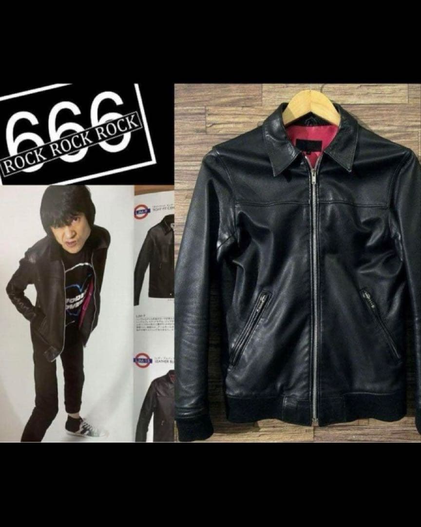 【希少・極美品】甲本ヒロト着‼︎英国製ライダース666LJM-15size :S♬