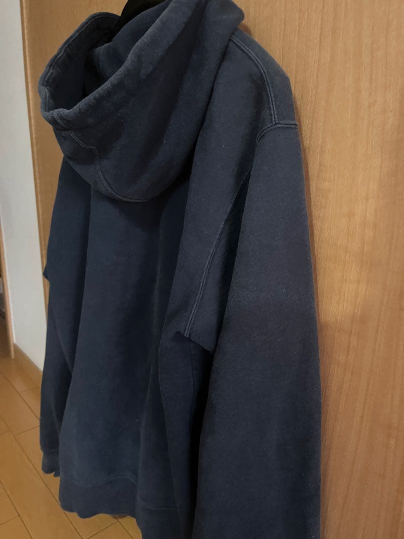 Supremeボックスロゴ ジップパーカー 【ネイビー】