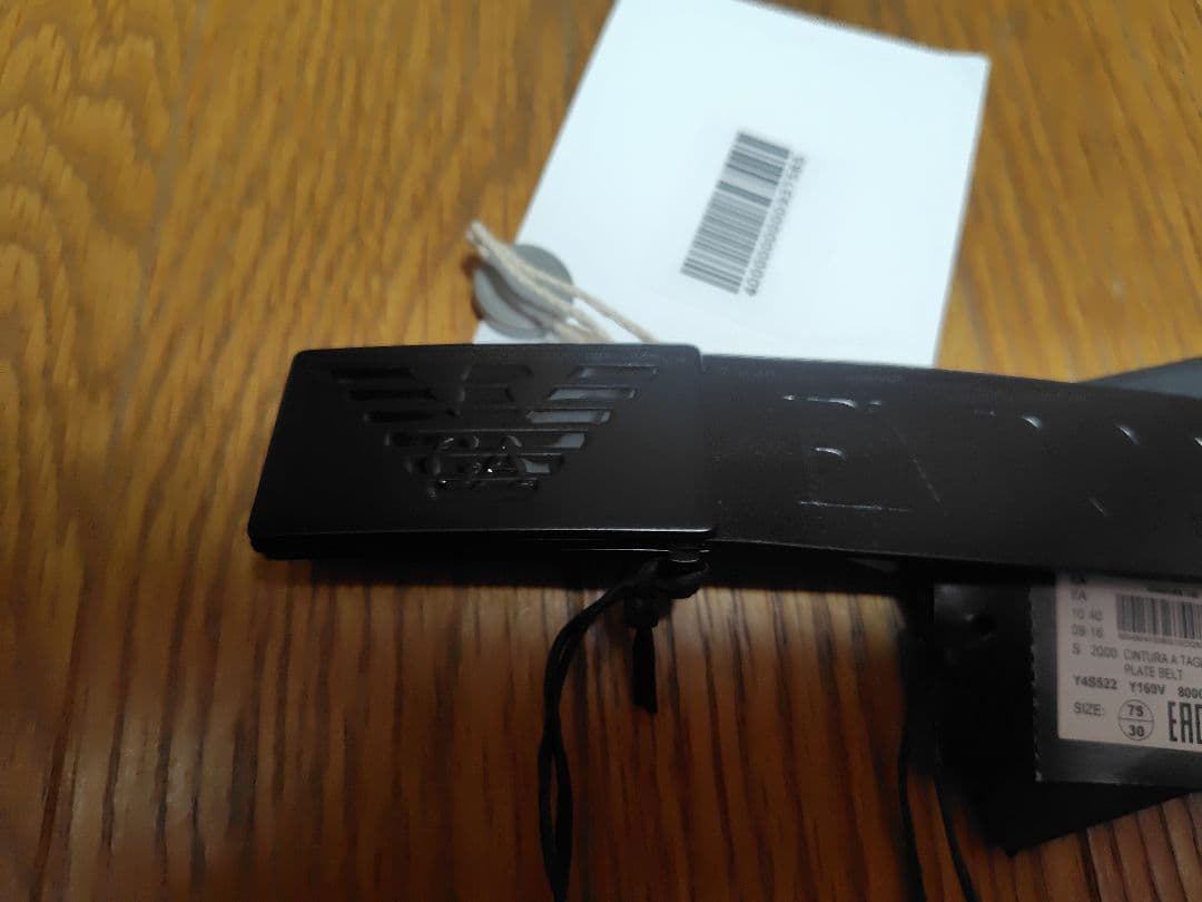 新品・未使用　EMPORIO ARMANI　レザーベルト