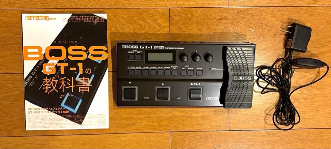 BOSS GT-1 ギターエフェクター 教科書付き