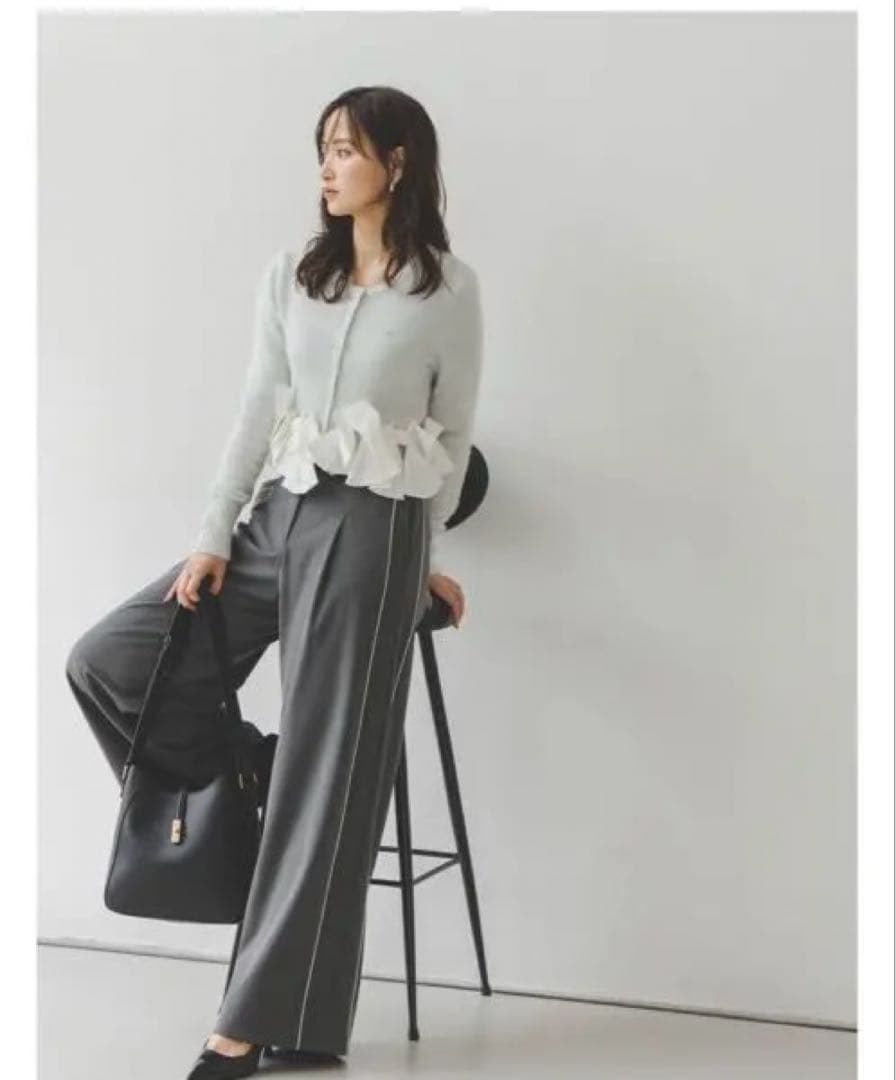 【みき】SNIDEL リボンモチーフカーディガン