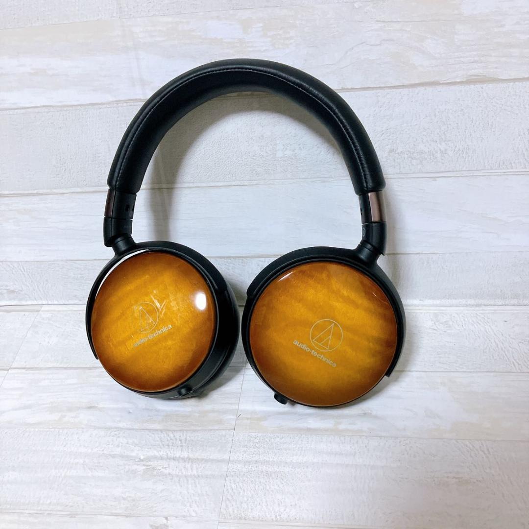 【極美品】オーディオテクニカ ATH-WP900 有線ヘッドホン ハイレゾ 杢目