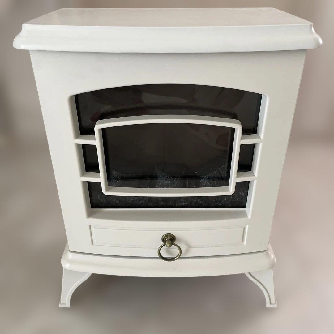 ホワイト電気ヒーター 装飾的デザイン