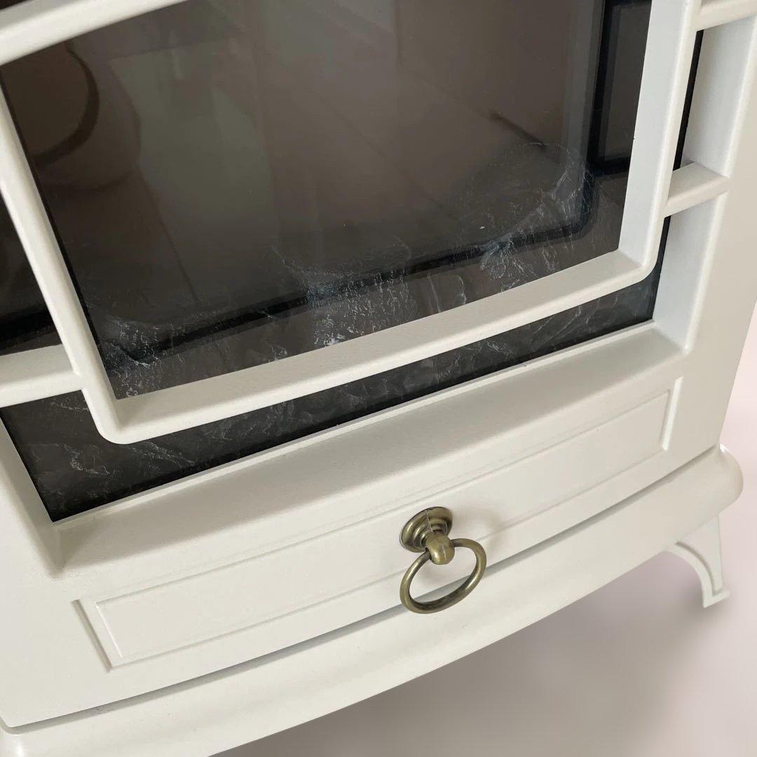 ホワイト電気ヒーター 装飾的デザイン