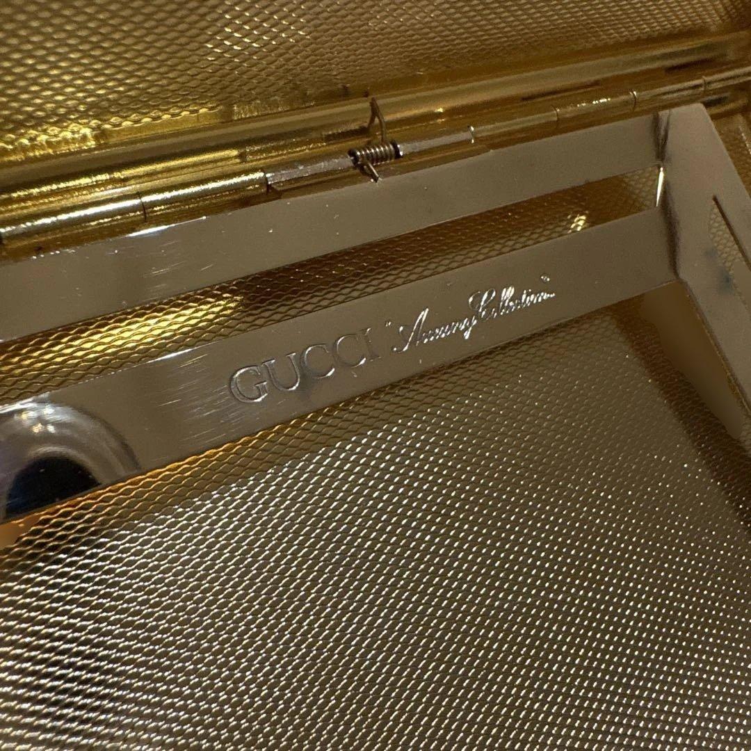 Pins3211オールドグッチ　シガレットケース　名刺入れ　シェリーライン