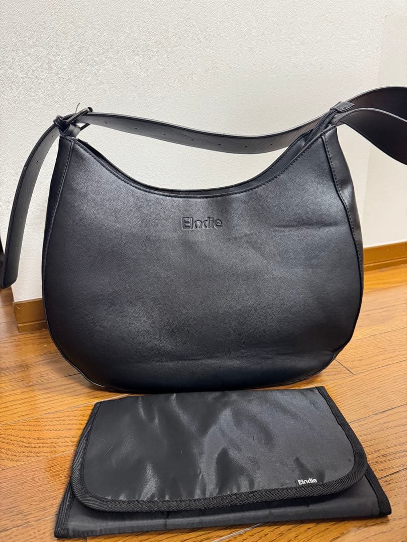 ELODIE ベビーカーバッグ Black ブラック マザーズバッグ