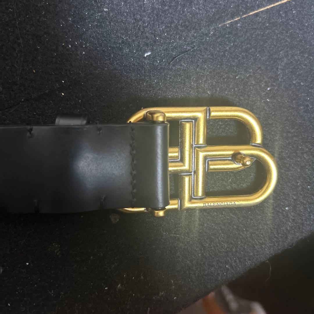 BALENCIAGAバレンシアガ ベルト ゴールド