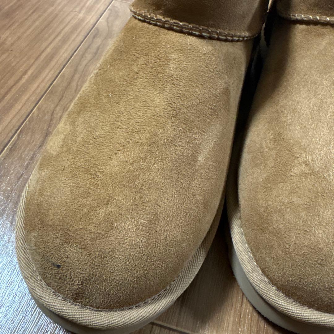 UGG アグクラシックウルトラミニCHE 23cm ブーツ ムートンチェスナット