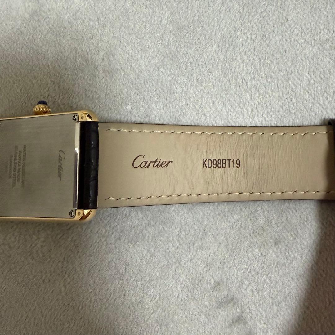 美品Cartier 時計 タンク　メンズ　18k ゴールド