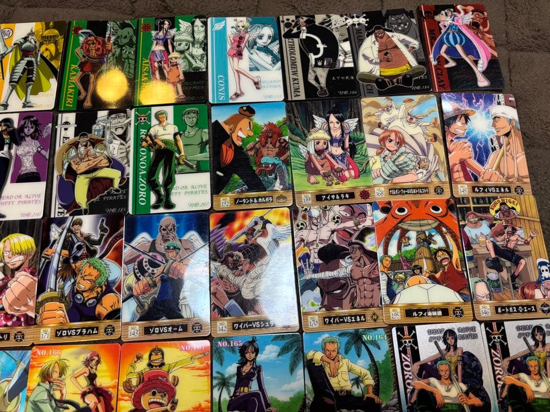 ワンピース カードグミ 60枚 まとめ売り ナミ ロビン ルフィ ゾロ エース