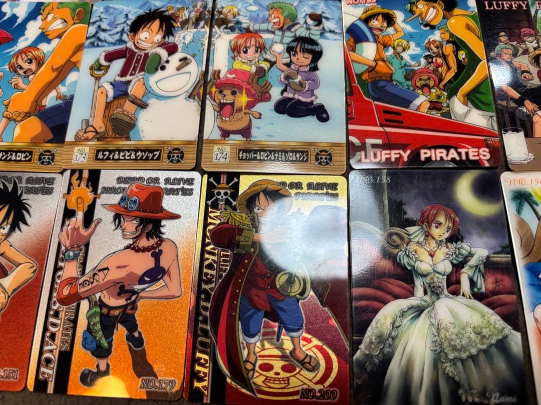 ワンピース カードグミ 60枚 まとめ売り ナミ ロビン ルフィ ゾロ エース