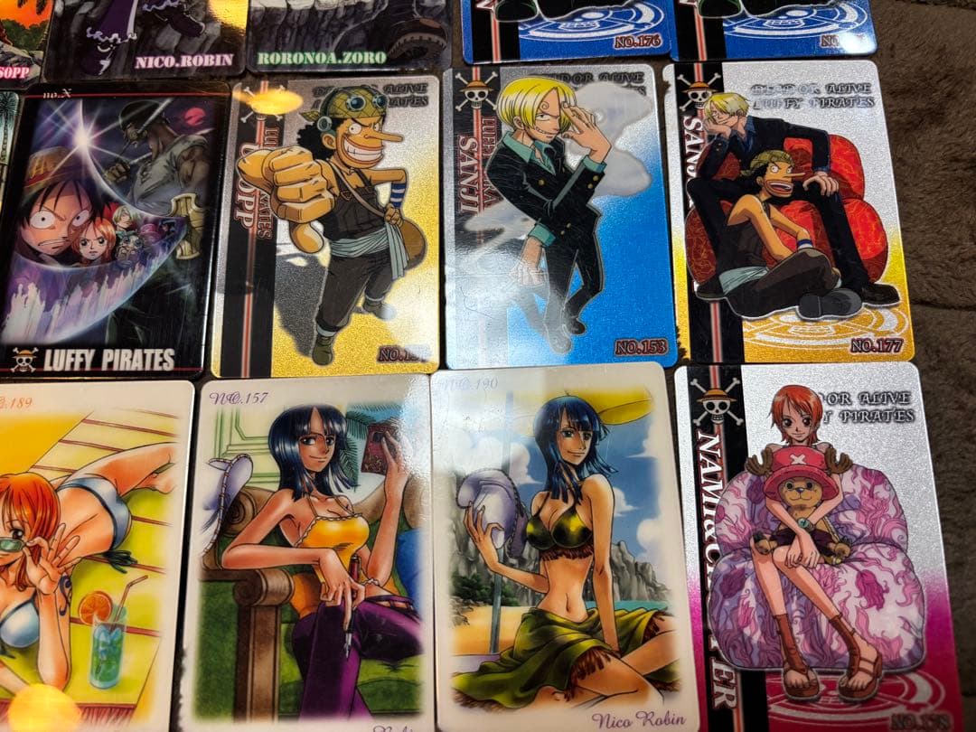 ワンピース カードグミ 60枚 まとめ売り ナミ ロビン ルフィ ゾロ エース